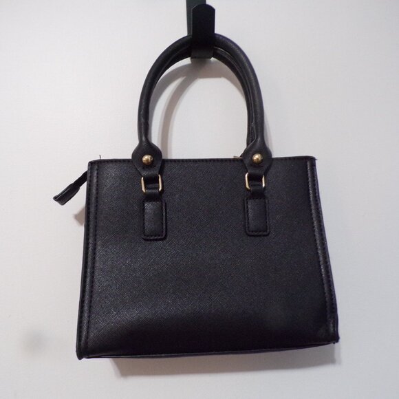 Isabelle Vegan Black Square Handbag with Adjustable Shoulder Strap New - Picture 2 of 6